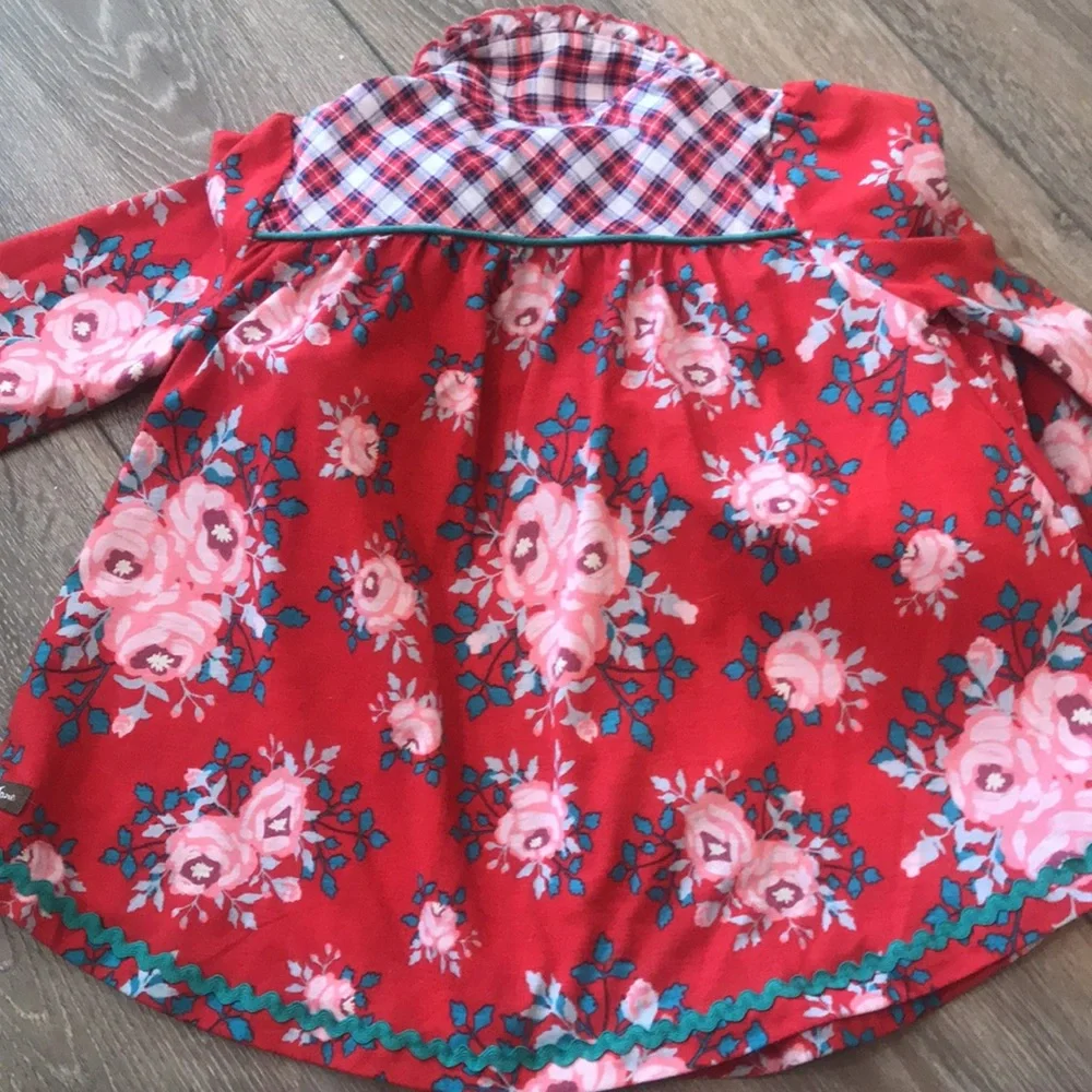 Matilda Jane Christmas jammies plaid stars floral‎